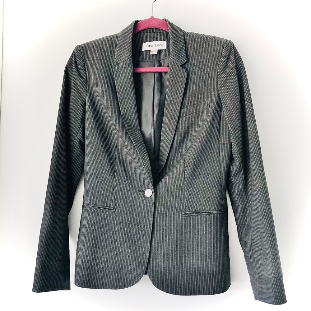 Calvin Klein grey blazer
